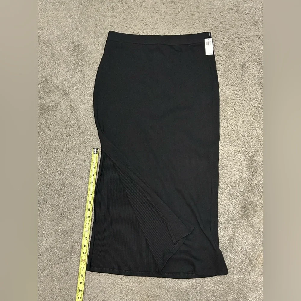 Old Navy Black Midi Pencil Skirt - Picture 7 of 9